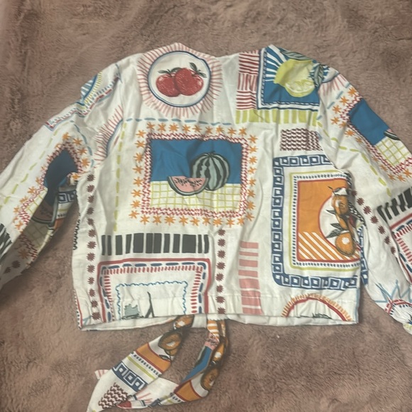 Colorful Patterned Crop Top - Picture 4 of 4